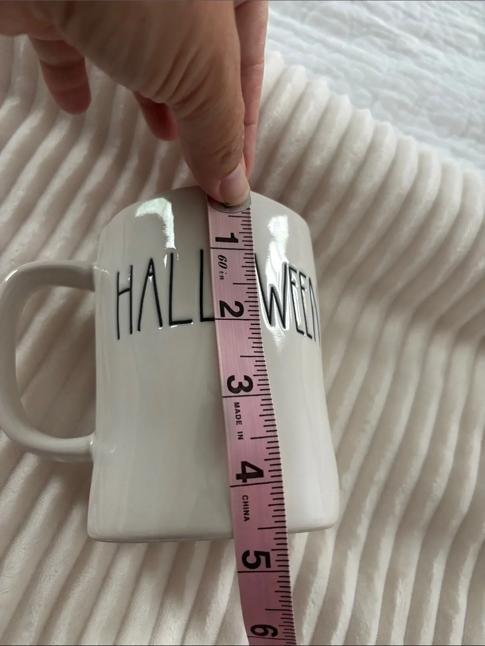 New Rae Dunn Large ‘Happy Halloween’ Two-Tone Mug/Cup Autumn Collectible